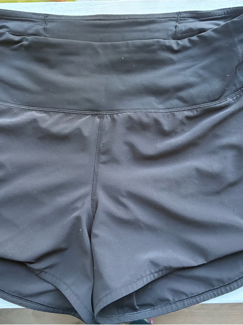 lululemon athletica Black High-Waist Athletic Shorts